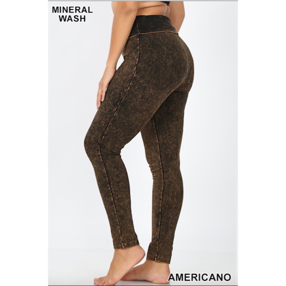 MINERAL WASH LEGGINGS. NWT
